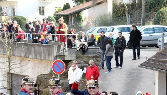 Kanonendonner vom Infanterieregiment aus Ludwigsburg.