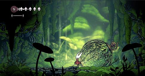 Protagonistin Hornet in «Hollow Knight: Silksong».