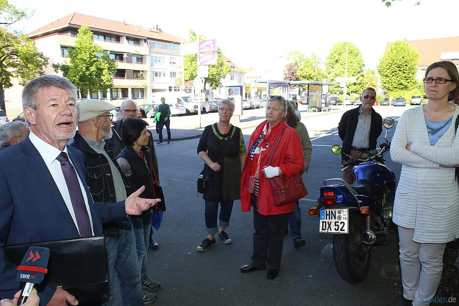 Stadtparkbegehung Heilbronn, Standort neues Hotel Stadtparkbegehung Heilbronn, Standort neues Hotel