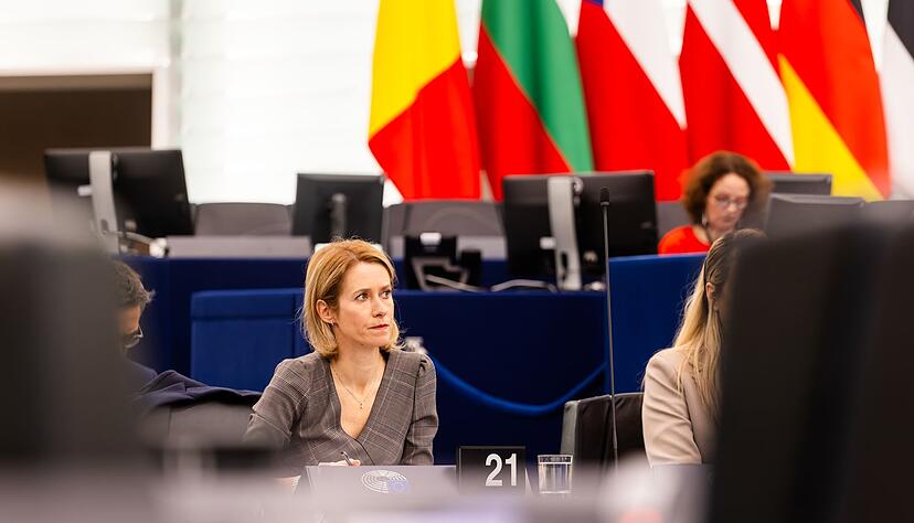 Mahnt zu Vorbereitungen f&uuml;r einen m&ouml;glichen Krieg: EU-Chefdiplomatin Kaja Kallas. (Archivbild)