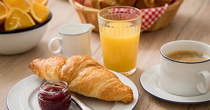 Ein typisches Plundergeb&auml;ck sind Croissants.