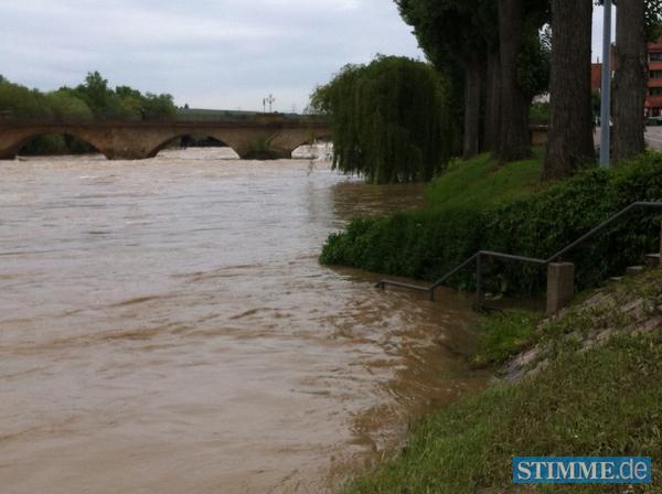 Der Neckar in Lauffen.