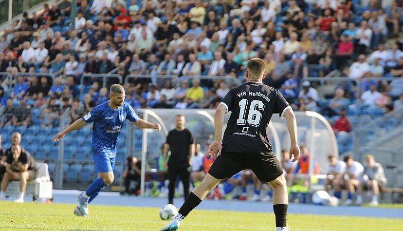 Im WFV-Pokal hat der SGV Freiberg zum bislang letzten Mal im Heilbronner Frankenstadion gespielt.