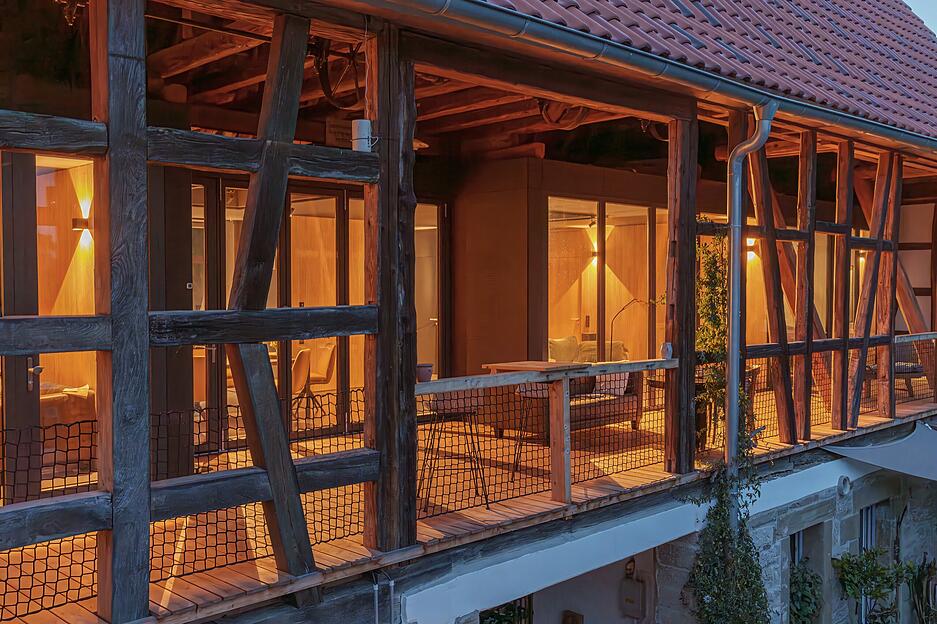 Preisgekröntes Wohnkonzept: „Loftwohnen in der Scheune“ überzeugt durch klare Formen.