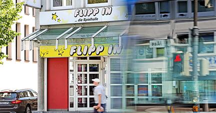 Allein ihn der Stadt Heilbronn wurden seit Juli 2021 insgesamt 48 Spielhallen und Casinos aufgegeben. Das Flipp in in der Allee ist noch geöffnet.