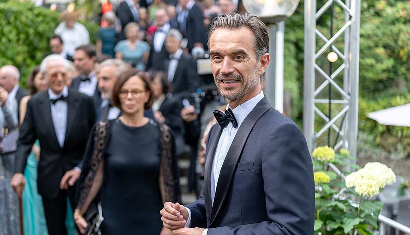 Florian Silbereisen in der Pause der Bayreuth-Premiere.
