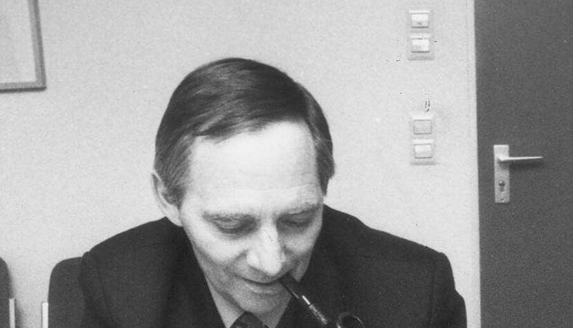 Zahlreiche Prominente finden sich zum Redaktionsbesuch bei der Heilbronner Stimme ein. Darunter auch 1992 Bundesinnenminister Wolfgang Schäuble.