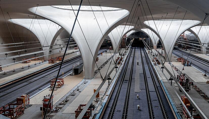 Einen Blick in den neuen Tiefbahnhof können die Besucher am Osterwochenende ebenfalls erhaschen. (Archivbild) Einen Blick in den neuen Tiefbahnhof können die Besucher am Osterwochenende ebenfalls erhaschen. (Archivbild)