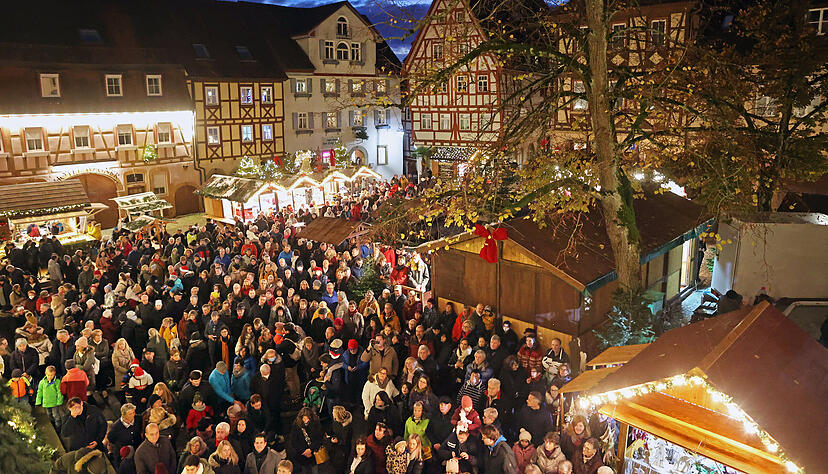 Eröffnung Altdeutscher Weihnachtsmarkt Bad Wimpfen 2022