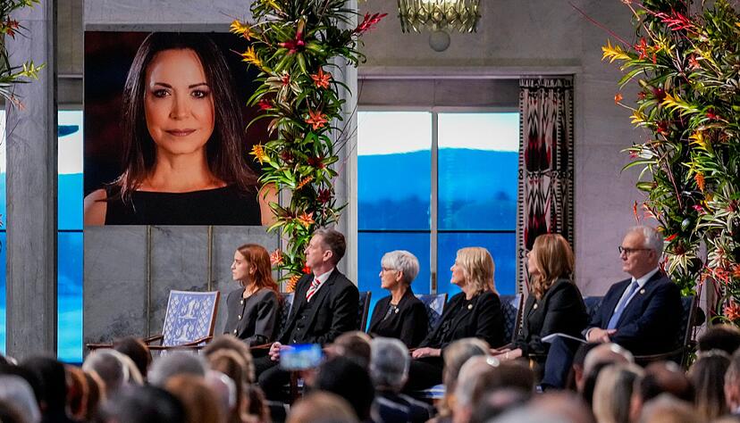 Machado selbst fehlte bei der Zeremonie, wurde jedoch zu einem sp&auml;teren Zeitpunkt in Oslo erwartet.