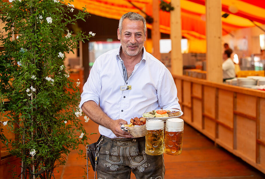 Vorletzter Abend auf dem Heilbronner Volksfest 2024.