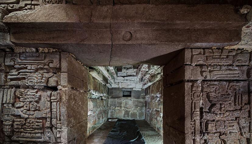 Das gut erhaltene Grab wurde im s&uuml;dlichen Bundesstaat Oaxaca gefunden