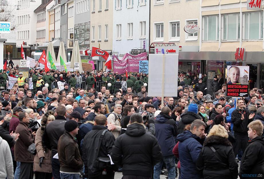 Demos Heilbronner Innenstadt | 07.02.