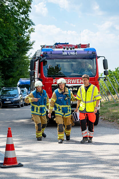 Rettungshundestaffel Unterland Übung