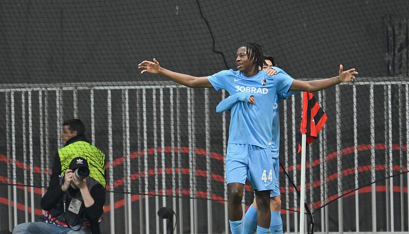 Johan Manzambi erzielte den zwischenzeitlichen Ausgleich f&uuml;r die Freiburger.