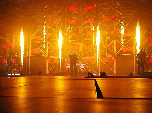 Die US-Rocker von Disturbed präsentierten sich am Freitagabend in der Stuttgarter Schleyerhalle.