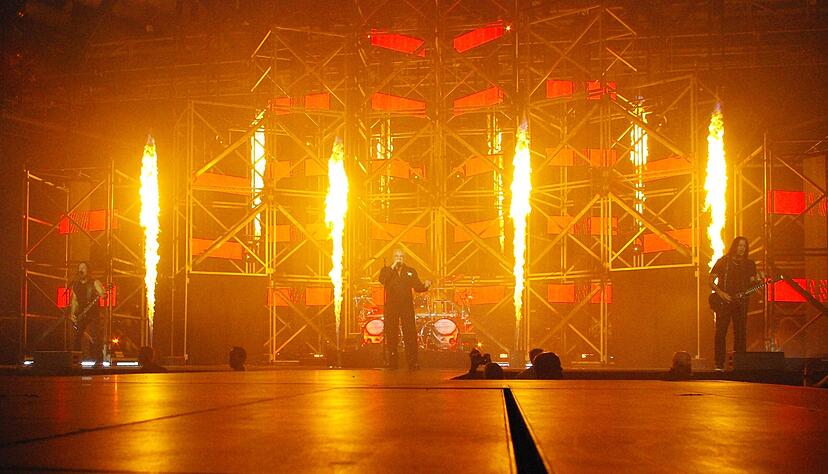 Die US-Rocker von Disturbed präsentierten sich am Freitagabend in der Stuttgarter Schleyerhalle.
