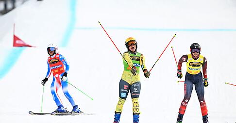 Daniela Maier gewinnt den vorletzten Skicross-Weltcup der Saison. Daniela Maier gewinnt den vorletzten Skicross-Weltcup der Saison.