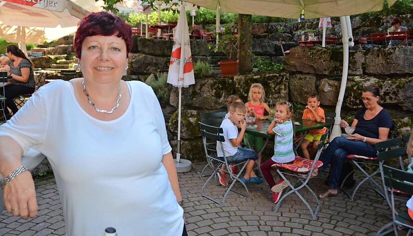 Die Schnepfenhardter M&uuml;hle ist das Elternhaus von Wirtin Anette Schmitt. Das Lokal ist bei Wanderern beliebt.