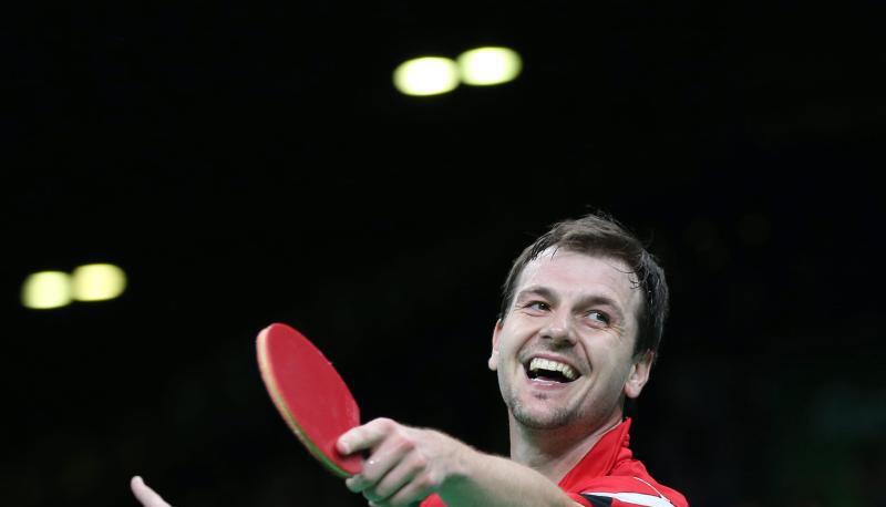 Timo Boll gewann im Teamwettbewerb Bronze. Foto: How Hwee Young