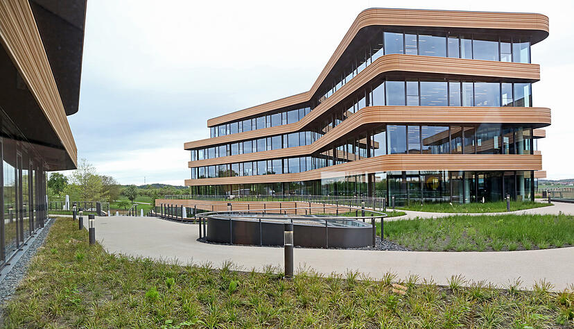 Rundgang neue LIDL-Deutschland-Zentrale in Bad Wimpfen