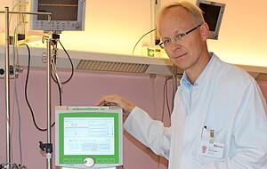 Das Beatmungsger&auml;t Novalung von Xenios wird unter anderem im SLK-Klinikum in Heilbronn genutzt. Foto: Archiv