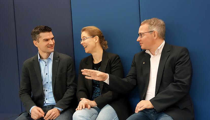 Alexandra Reichenbach, Wendelin Schramm (r.) und Nicolaj Stache sind Gründer des ZML der Hochschule Heilbronn. Foto: Privat/Hochschule Heilbronn Alexandra Reichenbach, Wendelin Schramm (r.) und Nicolaj Stache sind Gründer des ZML der Hochschule Heilbronn. Foto: Privat/Hochschule Heilbronn