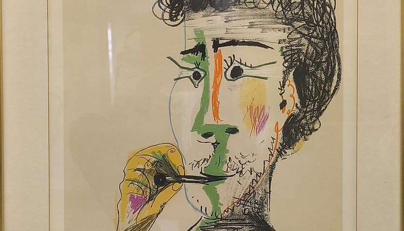 Diese Lithografie von Pablo Picasso stellte die Polizei sicher.