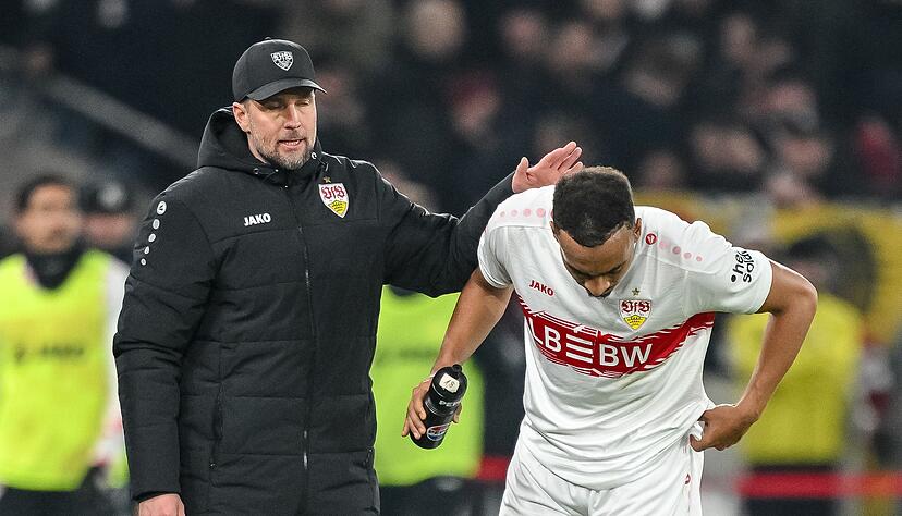 Der Stuttgarter Jamie Leweling (r.) kann zum Jahresstart der Nationalmannschaft nicht mitwirken. (Archivbild)