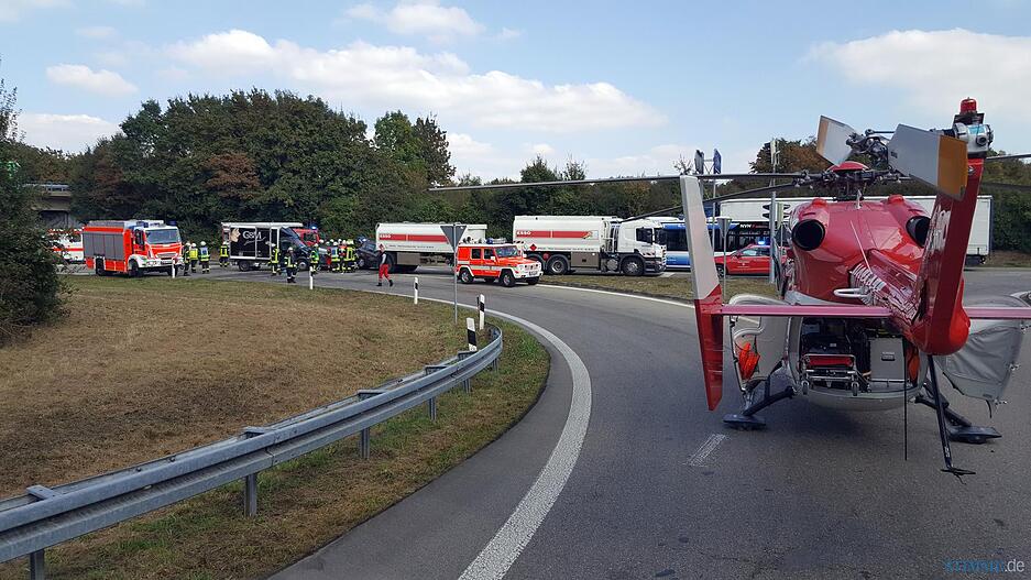 Unfall auf der B19 bei Kupferzell