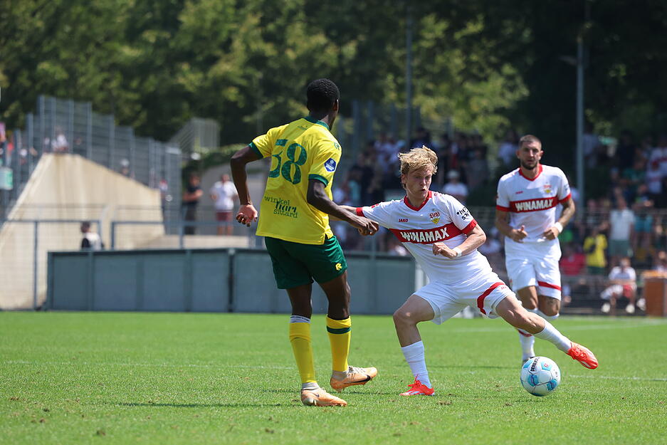 VfB Stuttgart vs. Fortuna Sittard, Frankenstadion Heilbronn.