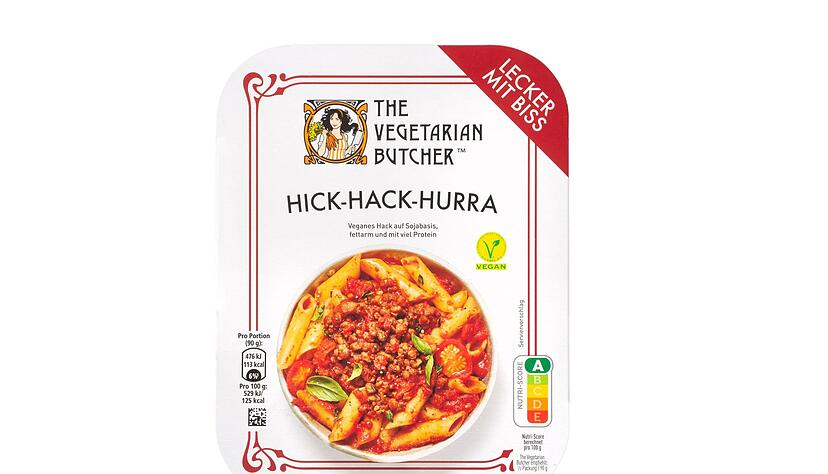 Das veganes Hack &laquo;Hick-Hack-Hurra&raquo; von The Vegetarian Butcher erhielt von den Warentestern die Note 1,7.