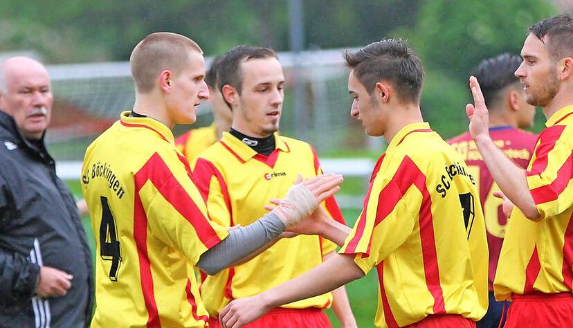 In den verbleibenden zwei Begegnungen müssen die Spieler des Tabellenführers SC Böckingen noch ein Mal über einen Sieg jubeln, dann sind sie Meister der Kreisliga B3.Foto: Alexander Bertok