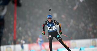 Franziska Preu&szlig; landet im verk&uuml;rzten Einzel von Nove Mesto auf dem Podest.