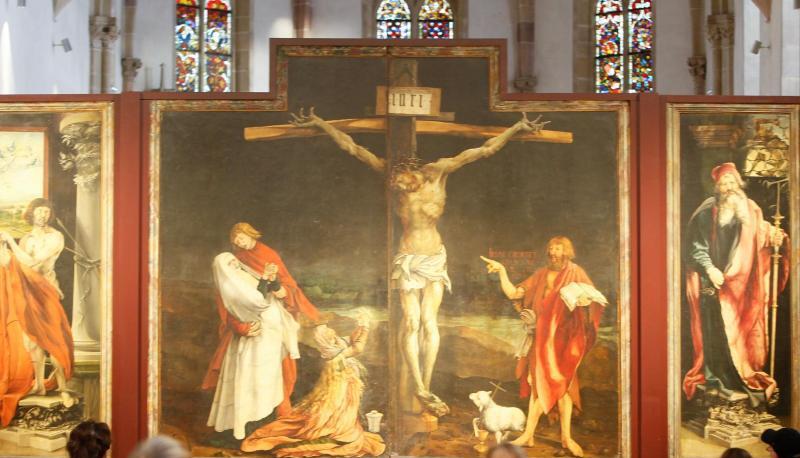 Der Isenheimer Altar im Unterlinden-Museum in Colmar. Foto: MATHIEU CUGNOT