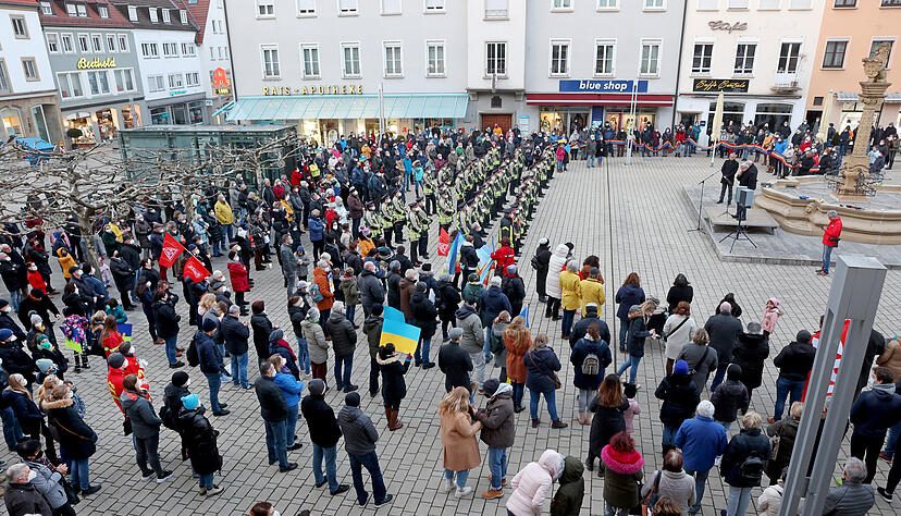 Neckarsulm demonstriert für den Frieden in der Ukraine