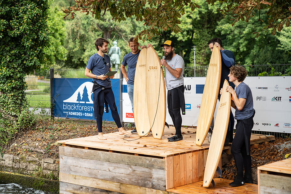 Auch Pforzheim erhofft sich durch die Surfwelle eine Aufwertung ihrer Stadt. Foto: Markus Born Fotodesign Auch Pforzheim erhofft sich durch die Surfwelle eine Aufwertung ihrer Stadt. Foto: Markus Born Fotodesign
