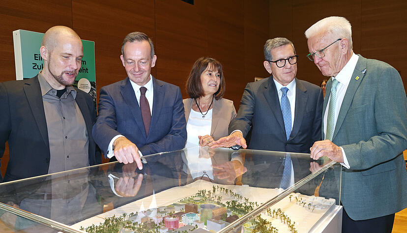 Kretschmann und Wissing besuchen KI-Innovationspark