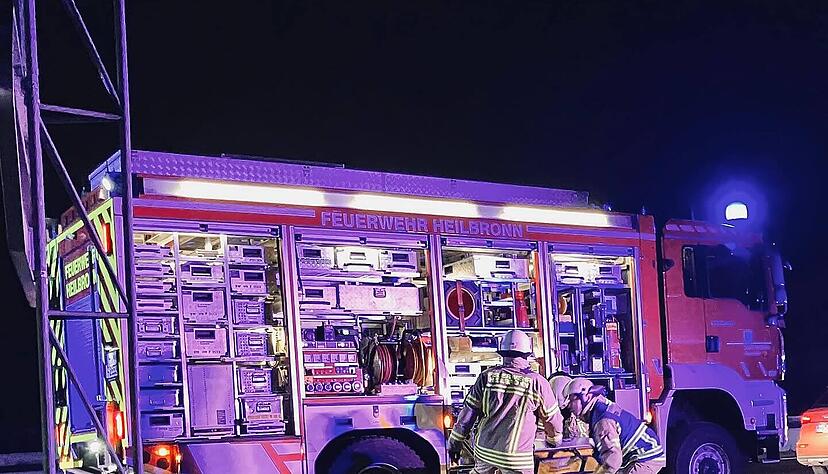 Die Feuerwehr Heilbronn war am Samstagmorgen im Einsatz.