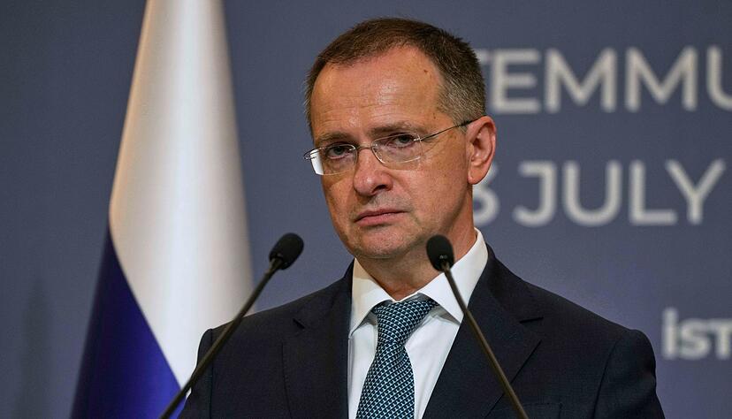 Wie zuvor in Istanbul, f&uuml;hrt der russische Ex-Kulturminister Medinski auch in Genf die Moskauer Delegation. (Archivbild)