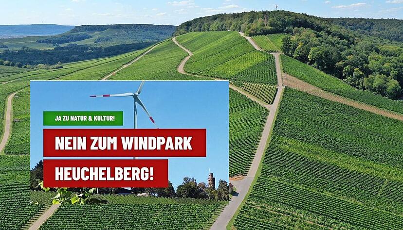 Auf dem Heuchelberg sind auf den Gemarkungen von Leingarten, Schwaigern, Nordheim und Brackenheim 13 Windräder geplant.
