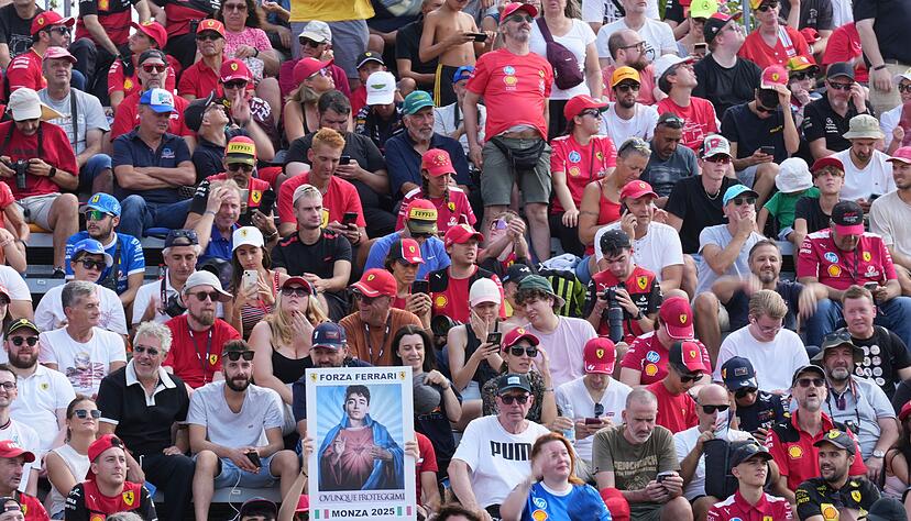 Monza ist immer ein Fest für die Tifosi.