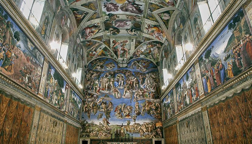 Das Deckengem&auml;lde geh&ouml;rt zu Michelangelos ber&uuml;hmtesten Werken &uuml;berhaupt. (Archivbild)