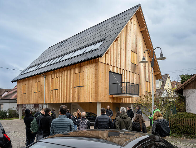 Strohballen-Haus in Pfaffenhofen