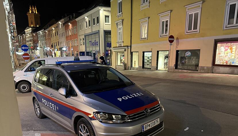 Der Verd&auml;chtige wurde im Zentrum von Villach festgenommen.