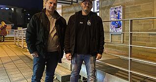 Im Februar eröffnen Werner (links) und Daniel Beyl am Bad Rappenauer Bahnhof ihren zweiten Kiosk in der Region.