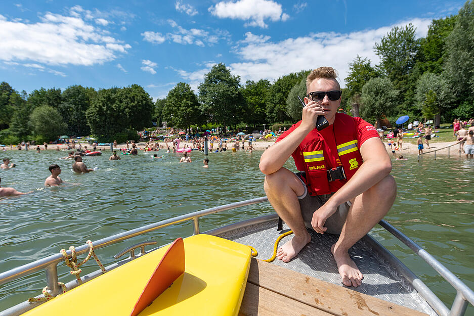 DLRG am Breitenauer See