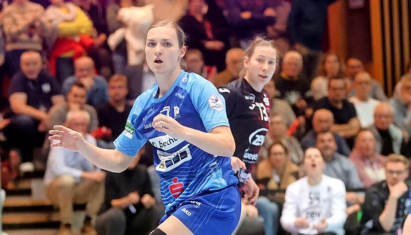 Auf die Eins-gegen-Eins-Qualit&auml;ten Alicia Soffels wird es f&uuml;r die Sport-Union Neckarsulm auch gegen den Buxtehuder SV im zweiten Playoff-Spiel ankommen.