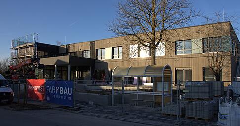 So sieht sie aus, die neue Grundschule in Amrichshausen. Die Bauarbeiten sind in den letzten Zügen. So sieht sie aus, die neue Grundschule in Amrichshausen. Die Bauarbeiten sind in den letzten Zügen.
