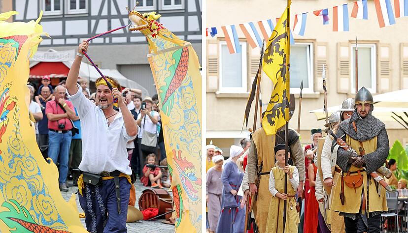 Bei optimalem Wetter wurde am Samstag der traditionelle Zunftmarkt in Bad Wimpfen eröffnet. Bei optimalem Wetter wurde am Samstag der traditionelle Zunftmarkt in Bad Wimpfen eröffnet.
